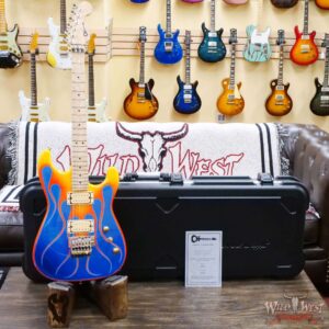 2023 Summer Event Charvel Custom Shop USA Special Edition San Dimas Floyd Rose Birdseye Maple Neck Hot Rod Flames Artwork by Dan Lawrence - Image 6