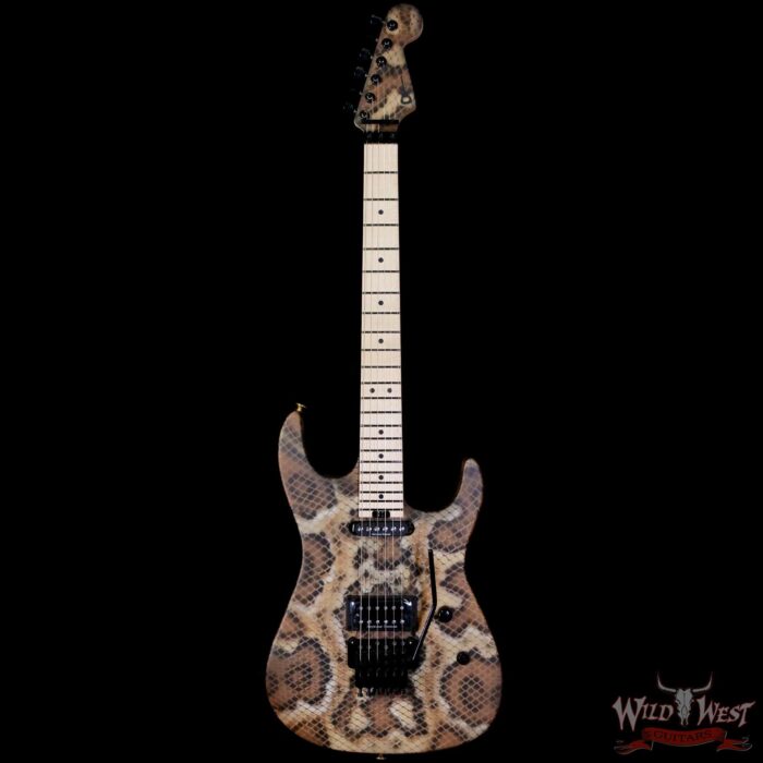 Charvel Custom Shop USA Warren DeMartini Signature Snake SH Floyd Rose Maple Neck Snakeskin Graphic 7.30 LBS - Image 3