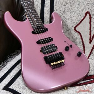 Charvel Custom Shop San Dimas HSS Floyd Rose 1984 Rosewood Fingerboard Reverse Headstock Burgundy Mist Metallic 8.65 LBS - Image 8