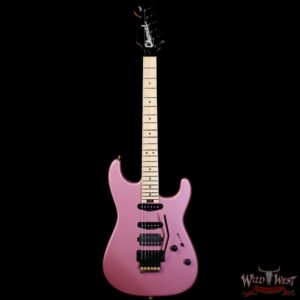 Charvel Custom Shop San Dimas HSS Floyd Rose 1984 Maple Fingerboard Reverse Headstock Burgundy Mist Metallic 8.45 LBS - Image 3