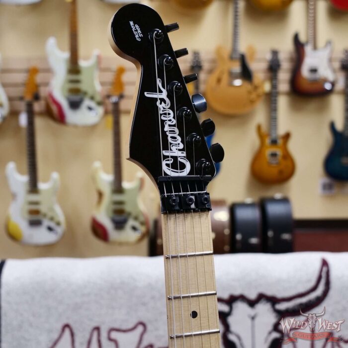 Charvel Custom Shop San Dimas HSS Floyd Rose 1984 Maple Fingerboard Reverse Headstock Burgundy Mist Metallic 8.45 LBS - Image 7