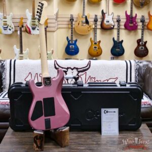Charvel Custom Shop San Dimas HSS Floyd Rose 1984 Maple Fingerboard Reverse Headstock Burgundy Mist Metallic 8.45 LBS - Image 9