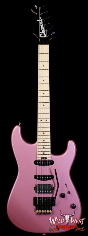 Charvel Custom Shop San Dimas HSS Floyd Rose 1984 Maple Fingerboard Reverse Headstock Burgundy Mist Metallic 8.45 LBS