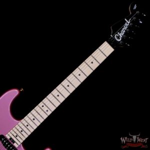Charvel Custom Shop San Dimas HSS Floyd Rose 1984 Maple Fingerboard Reverse Headstock Burgundy Mist Metallic 8.50 LBS - Image 4