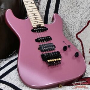 Charvel Custom Shop San Dimas HSS Floyd Rose 1984 Maple Fingerboard Reverse Headstock Burgundy Mist Metallic 8.50 LBS - Image 8