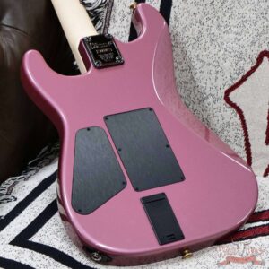 Charvel Custom Shop San Dimas HSS Floyd Rose 1984 Maple Fingerboard Reverse Headstock Burgundy Mist Metallic 8.50 LBS - Image 11