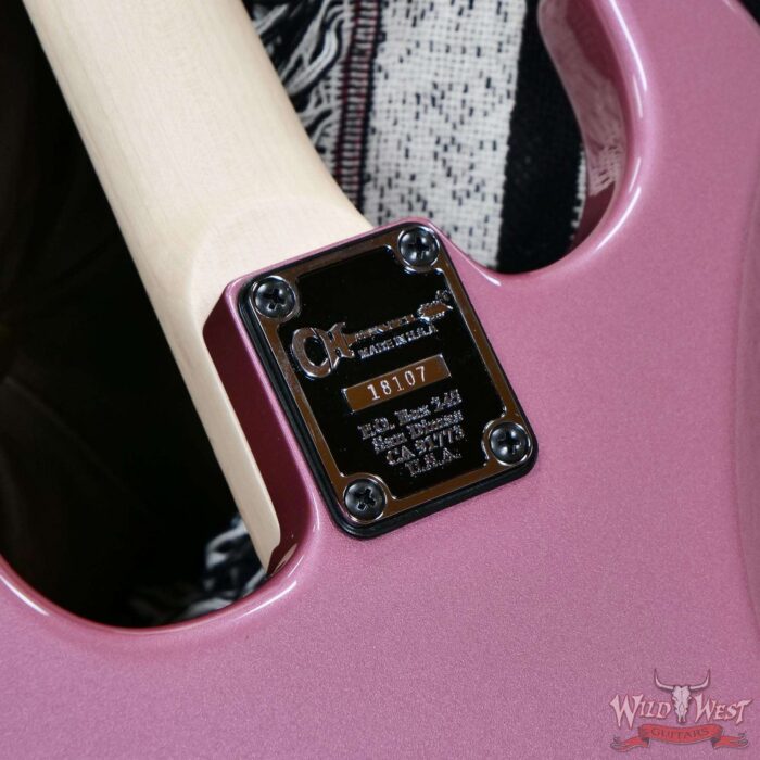 Charvel Custom Shop San Dimas HSS Floyd Rose 1984 Maple Fingerboard Reverse Headstock Burgundy Mist Metallic 8.50 LBS - Image 12