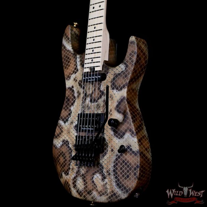 Charvel Custom Shop USA Warren DeMartini Signature Snake SH Floyd Rose Maple Neck Snakeskin Graphic 7.65 lbs - Image 2