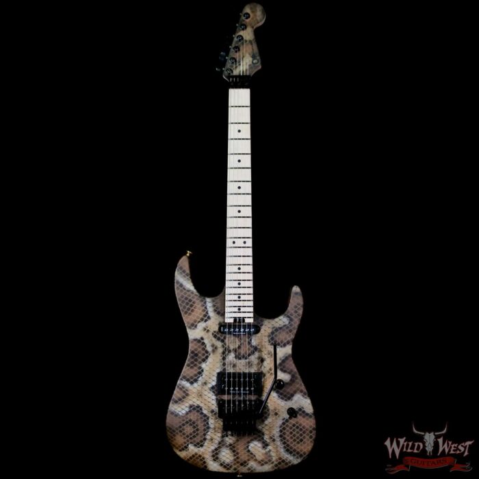 Charvel Custom Shop USA Warren DeMartini Signature Snake SH Floyd Rose Maple Neck Snakeskin Graphic 7.65 lbs - Image 3
