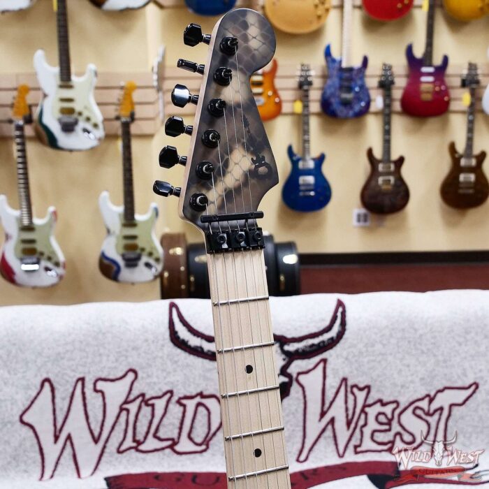 Charvel Custom Shop USA Warren DeMartini Signature Snake SH Floyd Rose Maple Neck Snakeskin Graphic 7.65 lbs - Image 6