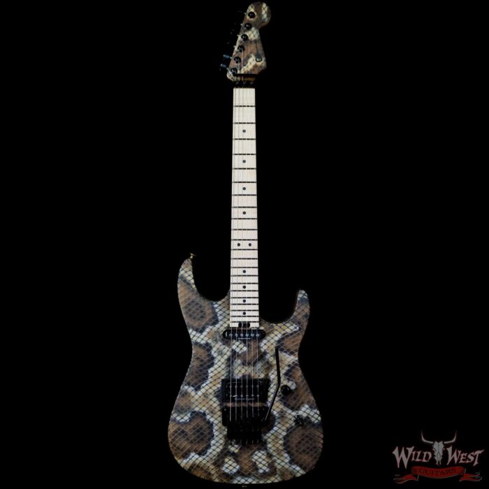 Charvel Custom Shop Warren DeMartini USA Signature Snake Maple Fingerboard Snakeskin - Image 3