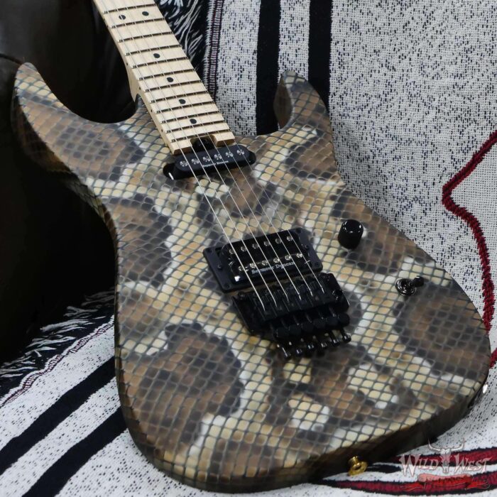 Charvel Custom Shop Warren DeMartini USA Signature Snake Maple Fingerboard Snakeskin - Image 8