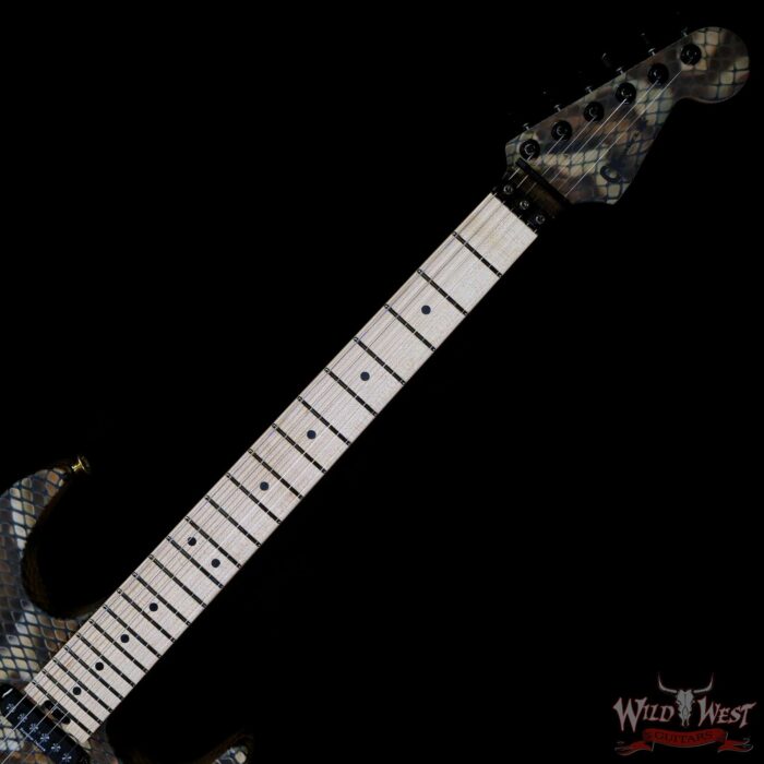 Charvel Custom Shop Warren DeMartini USA Signature Snake Maple Fingerboard Snakeskin - Image 4