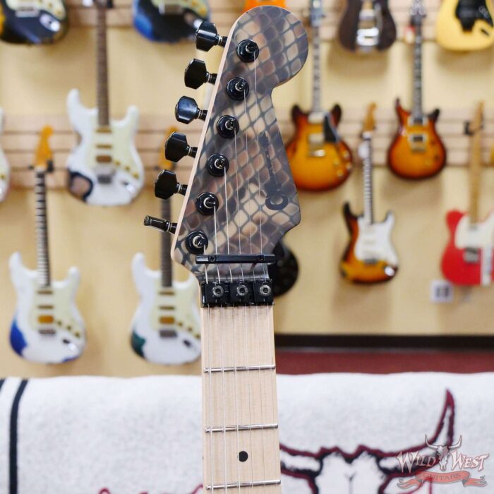 Charvel Custom Shop Warren DeMartini USA Signature Snake Maple Fingerboard Snakeskin - Image 7