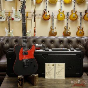 2019 NAMM #813 Charvel USA Custom Shop “Red” Dave Nichols Masterbuilt Style 2 HH Black & Red - Image 12