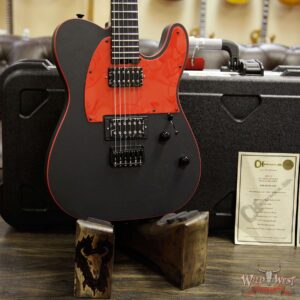 2019 NAMM #813 Charvel USA Custom Shop “Red” Dave Nichols Masterbuilt Style 2 HH Black & Red - Image 13
