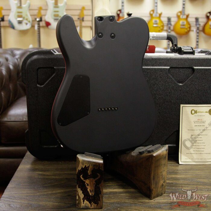 2019 NAMM #813 Charvel USA Custom Shop “Red” Dave Nichols Masterbuilt Style 2 HH Black & Red - Image 15
