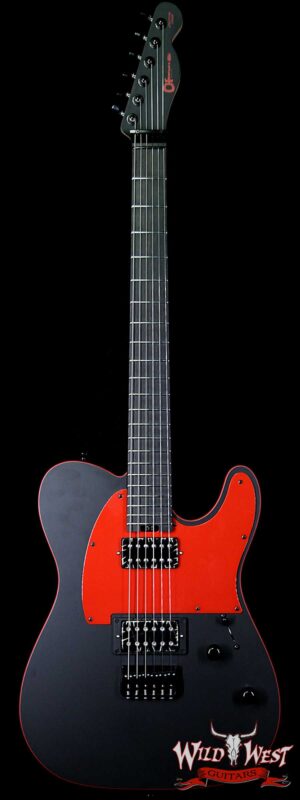 2019 NAMM #813 Charvel USA Custom Shop “Red” Dave Nichols Masterbuilt Style 2 HH Black & Red