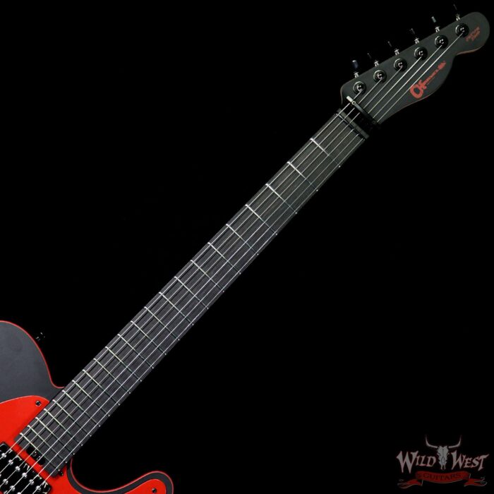 2019 NAMM #813 Charvel USA Custom Shop “Red” Dave Nichols Masterbuilt Style 2 HH Black & Red - Image 8