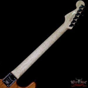 Charvel Custom Shop Wild West 004 Masterbuilt Red Dave San Dimas HH Flame Top Kill Switch Trans Aqua - Image 11