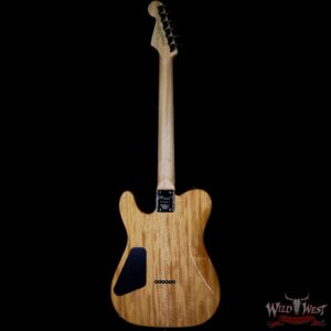 Charvel USA Custom Shop WW007 Masterbuilt Red Dave Style 2 HH Flame Top Hardtail Kill Switch Natural - Image 6