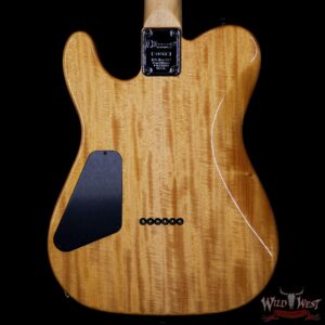 Charvel USA Custom Shop WW007 Masterbuilt Red Dave Style 2 HH Flame Top Hardtail Kill Switch Natural - Image 7
