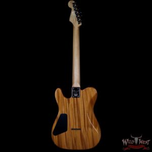 Charvel Custom Shop Wild West 010 Masterbuilt Red Dave Style 2 HH Flame Top Kill Switch Trans Aqua - Image 6