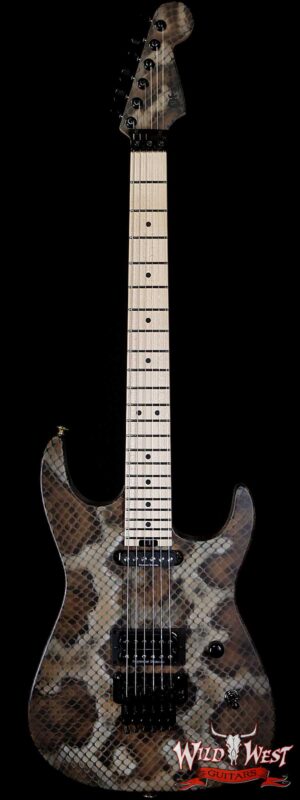 Charvel USA Warren DeMartini Signature Snake Guitar SH Floyd Rose Snakeskin Graphic Signed By Warren DeMartini