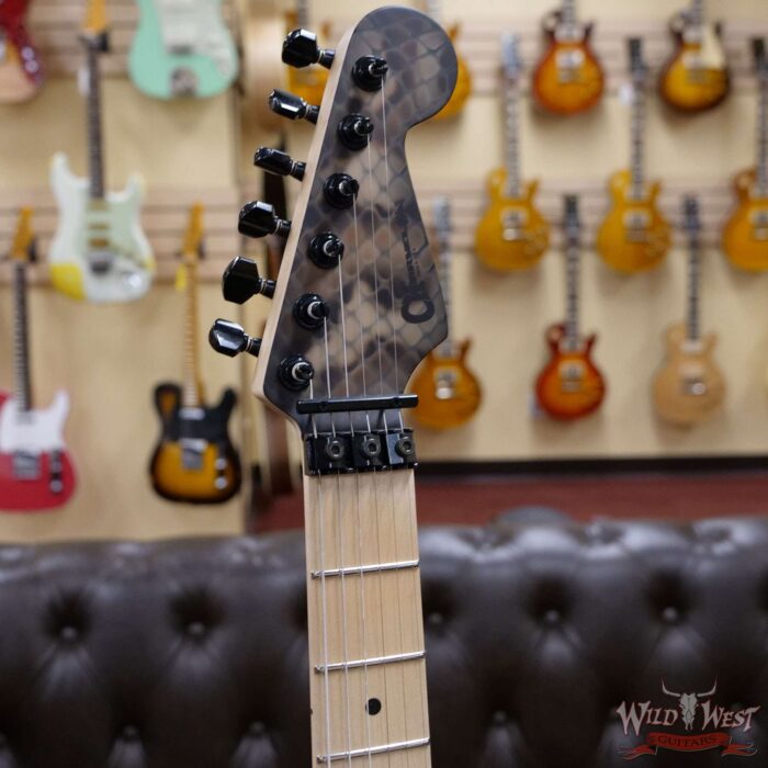 Charvel USA Warren DeMartini Signature Snake SH Floyd Rose Maple Neck Snakeskin Graphic - Image 7