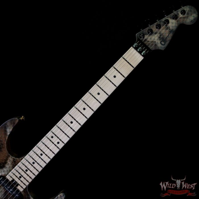 Charvel USA Warren DeMartini Signature Snake SH Floyd Rose Maple Neck Snakeskin Graphic - Image 4