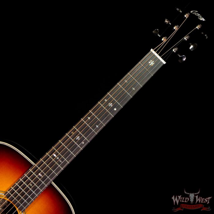 Collings OM Series OM2H Sitka Spruce Top East Indian Rosewood Back & Sides 45 Style Inlays Sunburst - Image 4
