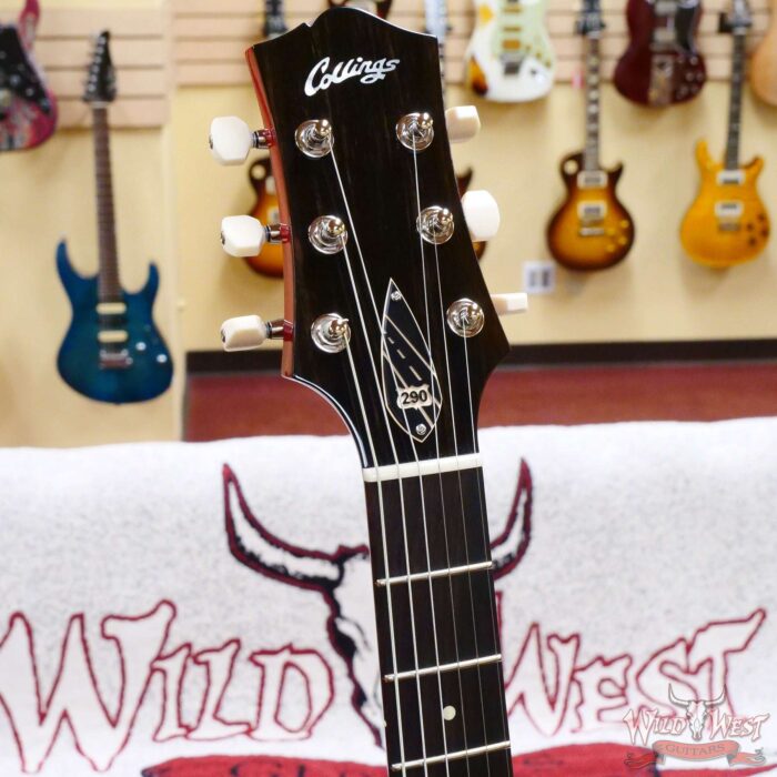 Collings 290 Singlecut HH Lollar Imperial Humbuckers Rosewood Fingerboard Faded Crimson - Image 7