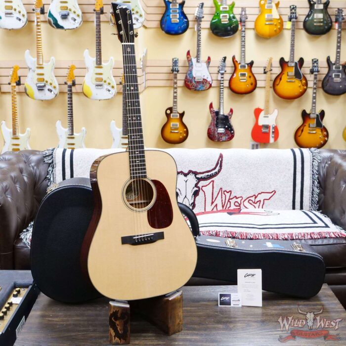 Collings D Serise Dreadnought D1 Sitka Spruce Top Honduran Mahogany Back & Sides 45 Style Snowflake Inlays Natural - Image 6