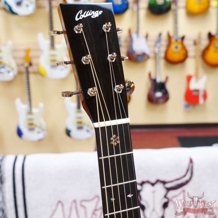 Collings D Serise Dreadnought D1 Sitka Spruce Top Honduran Mahogany Back & Sides 45 Style Snowflake Inlays Natural - Image 7