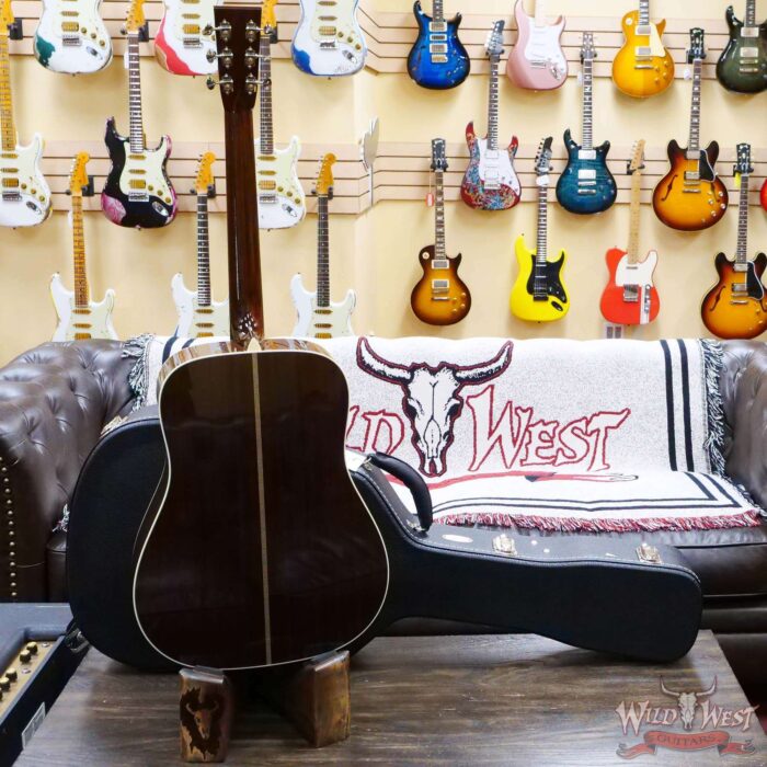Collings D Serise Dreadnought D2H Sitka Spruce Top East Indian Rosewood Back & Sides 45 Style Snowflake Inlays Natural - Image 10