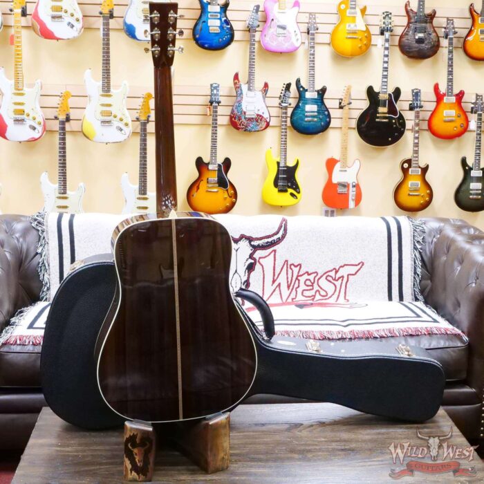 Collings D Serise Dreadnought D2H Sitka Spruce Top East Indian Rosewood Back & Sides 45 Style Snowflake Inlays Sunburst - Image 9