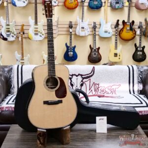 Collings D Serise Dreadnought D2H Sitka Spruce Top East Indian Rosewood Back & Sides 42 Style Snowflake Inlays Natural 4.75 LBS - Image 6