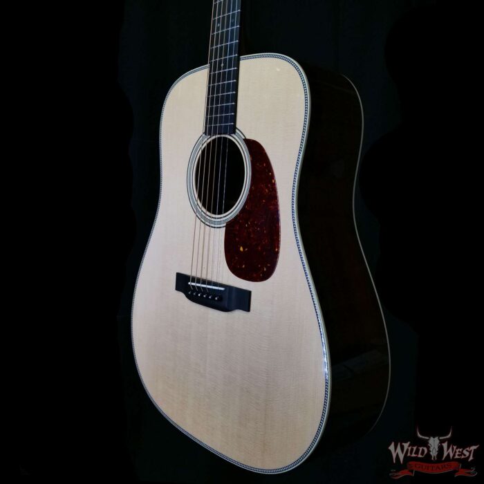 Collings D Serise Dreadnought D2H Sitka Spruce Top East Indian Rosewood Back & Sides Diamonds & Squares Inlays Natural - Image 2