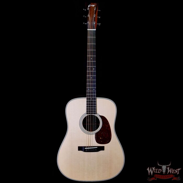 Collings D Serise Dreadnought D2H Sitka Spruce Top East Indian Rosewood Back & Sides Diamonds & Squares Inlays Natural - Image 3