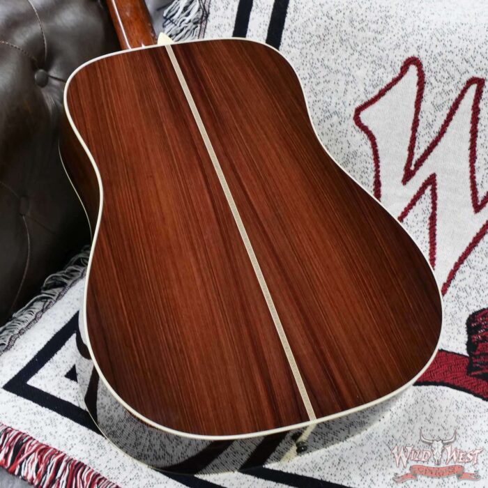 Collings D Serise Dreadnought D2H Sitka Spruce Top East Indian Rosewood Back & Sides Diamonds & Squares Inlays Natural - Image 12