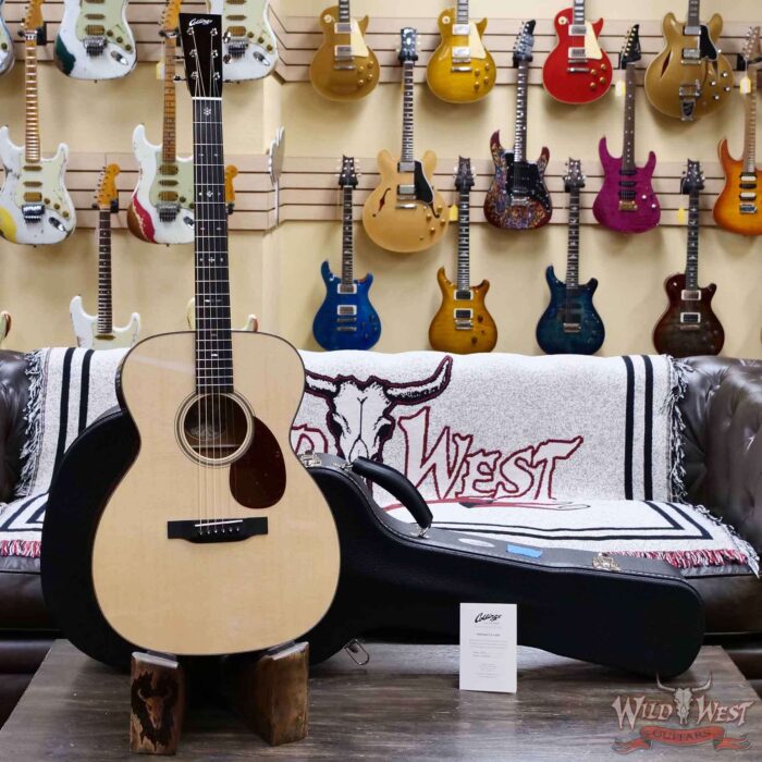 Collings OM Series OM1 Sitka Spruce Top Honduran Mahogany Back & Sides 45 Style Snowflake Inlays Natural 3.95 LBS - Image 6