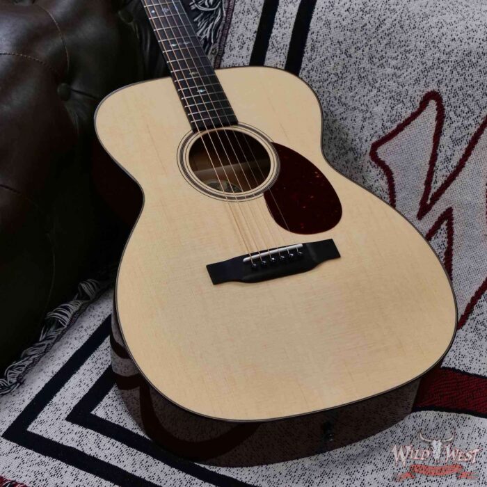Collings OM Series OM1 Sitka Spruce Top Honduran Mahogany Back & Sides 45 Style Snowflake Inlays Natural 3.95 LBS - Image 8
