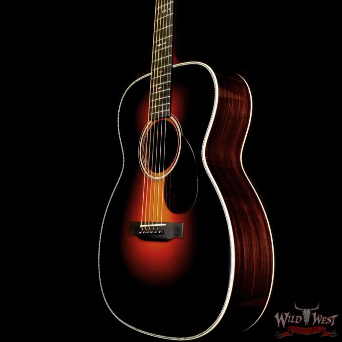 Collings OM Series OM2H Sitka Spruce Top East Indian Rosewood Back & Sides 45 Style Snowflake Inlays Sunburst Top - Image 2