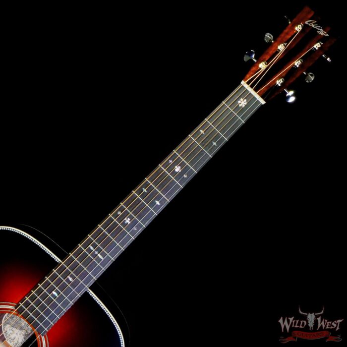 Collings OM Series OM2H Sitka Spruce Top East Indian Rosewood Back & Sides 45 Style Snowflake Inlays Sunburst Top - Image 4