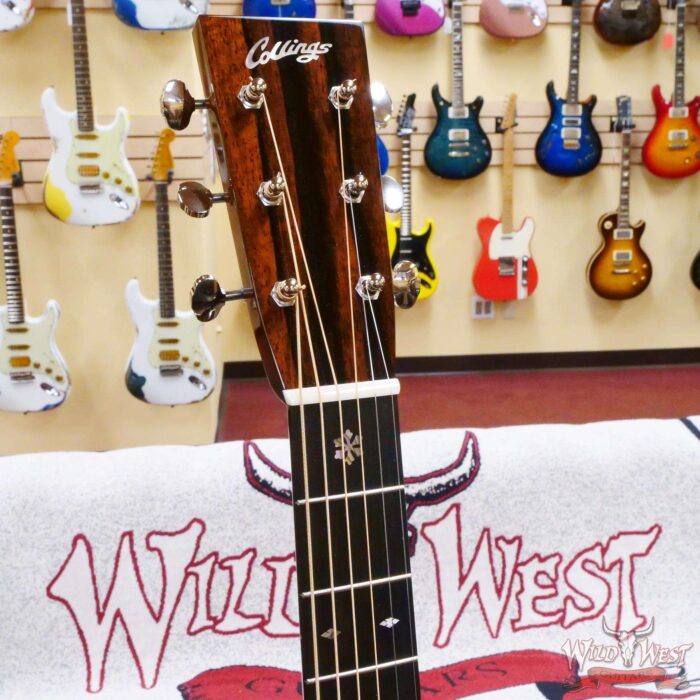 Collings OM Series OM2H Sitka Spruce Top East Indian Rosewood Back & Sides 45 Style Snowflake Inlays Sunburst Top - Image 7