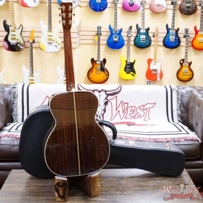 Collings OM Series OM2H Sitka Spruce Top East Indian Rosewood Back & Sides 45 Style Snowflake Inlays Sunburst Top - Image 10