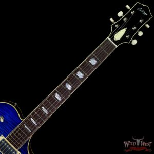 Collings SoCo Deluxe Premium Flame Maple Top Lollar Low Wind Imperial Humbuckers Blue Burst - Image 4