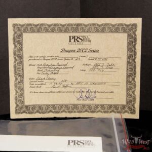 Paul Reed Smith PRS Singlecut Dragon 2002 #23 Brazilian Rosewood Neck and Board Black Cherry - Image 10