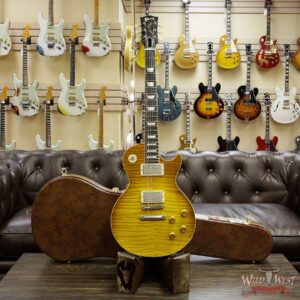 Gibson Custom Shop Historic 1959 Les Paul VOS Hand Selected Killer Top Brazilian Rosewood Board Honey Lemon Fade 8.30 Lbs - Image 11