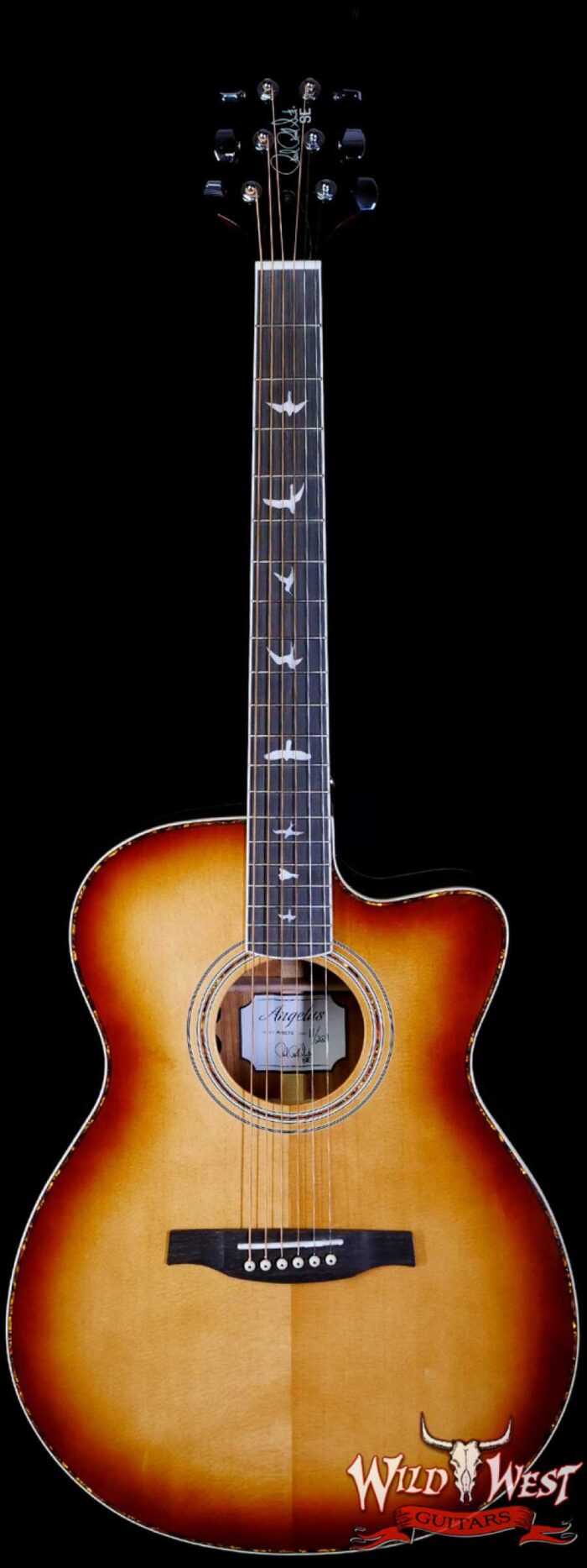 Paul Reed Smith PRS SE A40E Ebony Fretboard Ovangkol Side & Back Electric Acoustic Guitar Tobacco Sunburst - Image 1